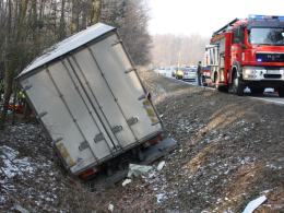 Kierowca ciężarówki zginął na trasie Kluczbork-Olesno