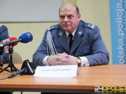 Nowy komendant opolskiej policji - nadinsp. Leszek Marzec.