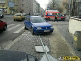 22-latka wymusiła pierwszeństwo na skrzyżowaniu