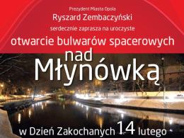 Imprezę z okazji Walentynek organizuje m.in opolski ratusz.