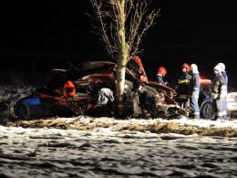 Tragiczny wypadek w drodze z walentynek