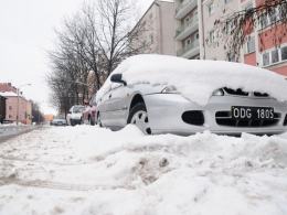 Strefa parkowania w śniegu. Nie tak miało być