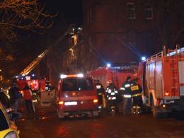 Pożar kamienicy w Brzegu, ewakuowano 16 osób 