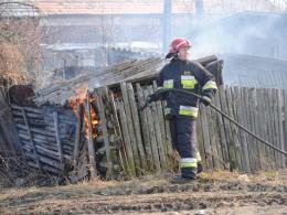 W Mikolinie spłonęła stodoła