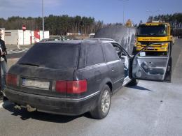 Dwa pożary na autostradzie A4