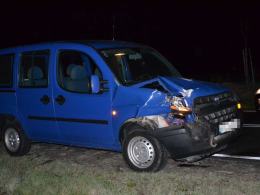 Zderzenie fiata i audi na trasie Opole-Brzeg