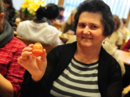Pani Teresa Sobota przygotowywaniem pisanek zajmuje się od 30 lat.