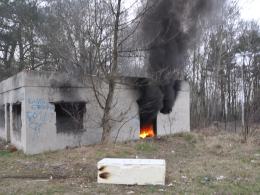 Ogień na poligonie w Winowie
