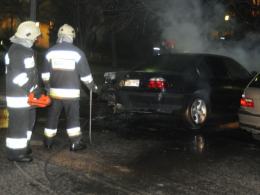W Opolu spłonęło kolejne BMW