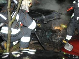 W Opolu spłonęło kolejne BMW