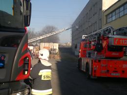 Pożar magazynu przy ul. Niemodlińskiej