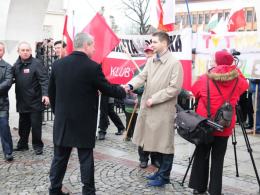 Opolska prawica w obronie TV Trwam. Z podziałami w tle