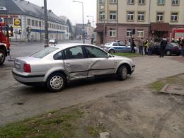 Ford i volkswagen zderzyły się w centrum Opola