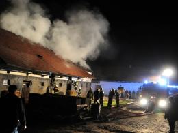 10 zastępów straży gasiło pożar w Raszowej