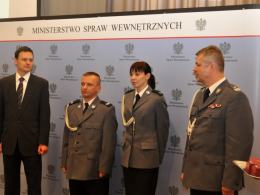 Opolscy policjanci odznaczeni przez ministra