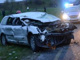 10 osób rannych w karambolu na autostradzie