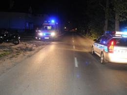Motocyklista zderzył się z sarną