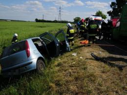 Wypadek na trasie Opole-Brzeg, jedna osoba ranna