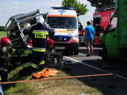Wypadek na trasie Opole-Brzeg, jedna osoba ranna