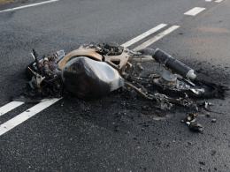 29-latek zginął w zderzeniu dwóch motocykli