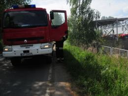 Pożar w zakładzie przetwarzającym odpady