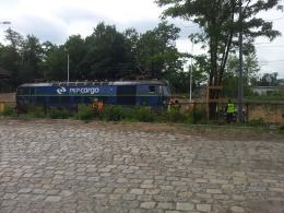 W Czarnowąsach wykoleiła się lokomotywa