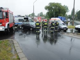 Kierująca daewoo tico wymusiła pierwszeństwo