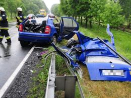 53-latek wyprzedzał na łuku, zginął po zderzeniu z ciężarówką
