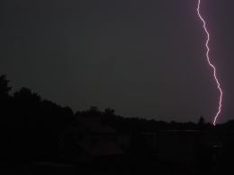 Błyskawica nad Osowcem.