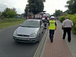 19-letni kierowca forda wymusił pierwszeństwo