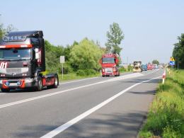 Konwój tuningowanych ciężarówek dotarł do Polskiej Nowej Wsi