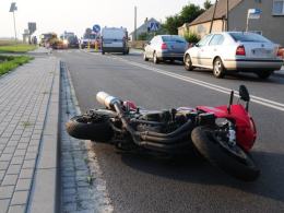 Dwa motocykle zderzyły się pod Opolem