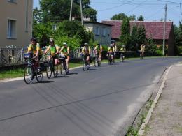 Rowerowa pielgrzymka przejazdem na Opolszczyźnie