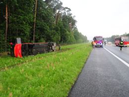 Wypadek niemieckiego autokaru, wiozącego dzieci