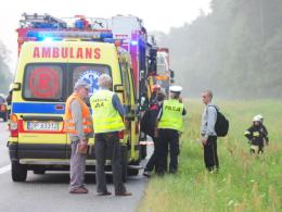 Wypadek niemieckiego autokaru, wiozącego dzieci