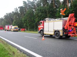 Wypadek niemieckiego autokaru, wiozącego dzieci