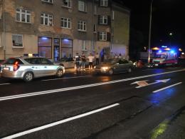 Rowerzysta potrącony na przejściu dla pieszych