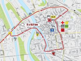 Trasa przejazdu 69. Tour de Pologne przez Opole.