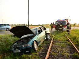 BMW jechały trzy pijane osoby. Nie wiadomo, kto kierował podczas wypadku