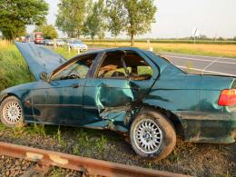 BMW jechały trzy pijane osoby. Nie wiadomo, kto kierował podczas wypadku