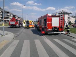 Honda i daewoo zderzyły się na Alei Solidarności