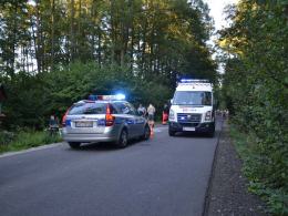 Auto wjechało do rowu, dwie osoby ranne