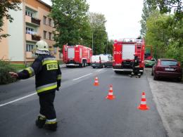 W kuchni wybuchł pożar, właściciel ugasił go sam