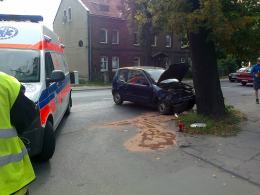 74-letni kierowca spowodował wypadek