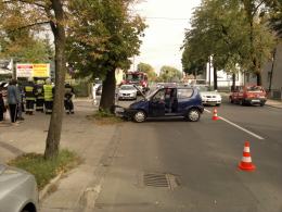 74-letni kierowca spowodował wypadek