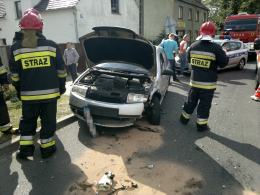 Samochód i motocykl zderzyły się w Czarnowąsach