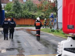 W drukarni zapalił się skład z makulaturą, ewakuowano pracowników