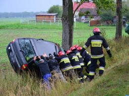 Wypadek w Wójtowicach - starsza kobieta i dziecko ranni
