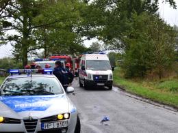 Wypadek w Wójtowicach - starsza kobieta i dziecko ranni
