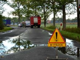Wypadek w Wójtowicach - starsza kobieta i dziecko ranni